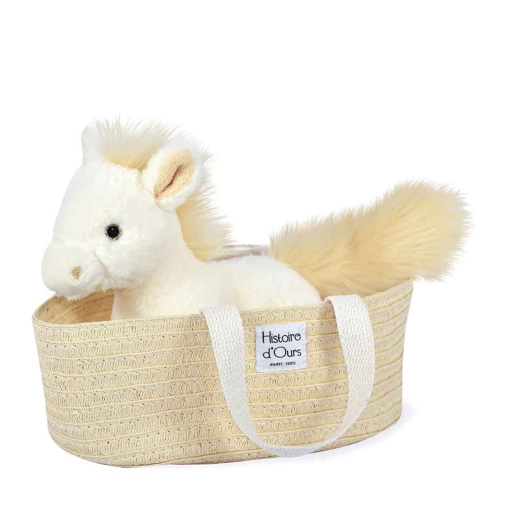 Doudou Pferd Palomino,Tasche, 25cm