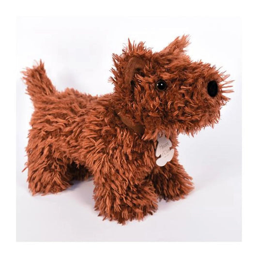 Hund Foxterrier, braun, Tasche, 25cm