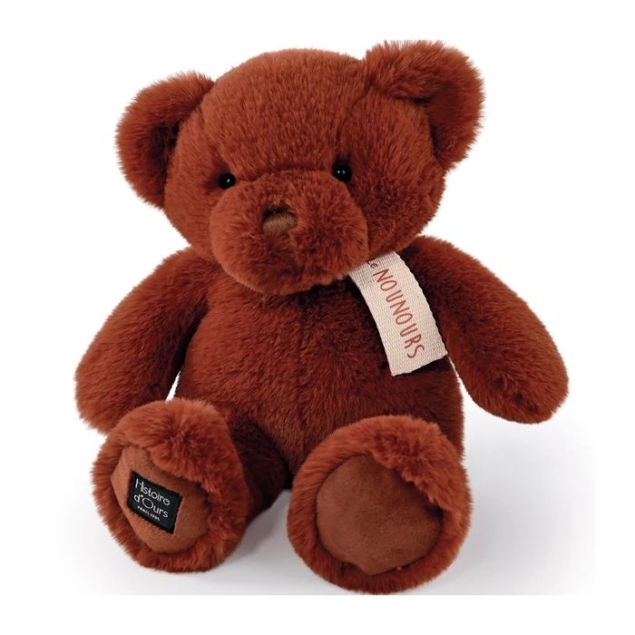 Doudou ours Nounours, cannelle 28cm