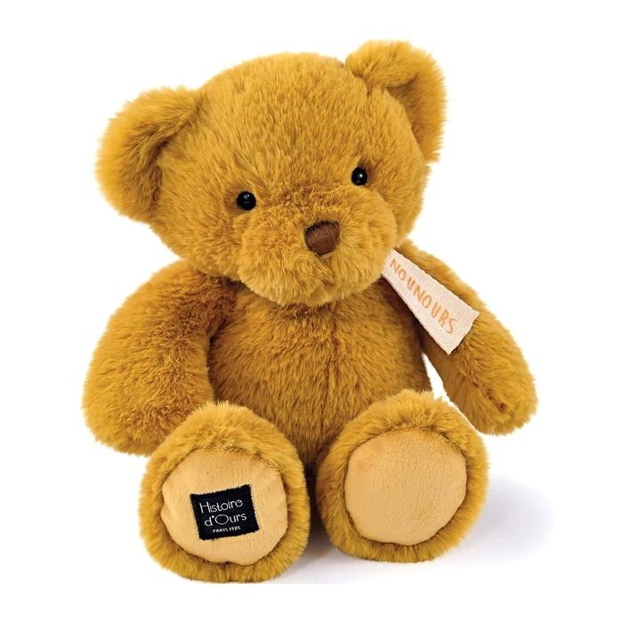 Doudou bear Nounours, ochre 28cm