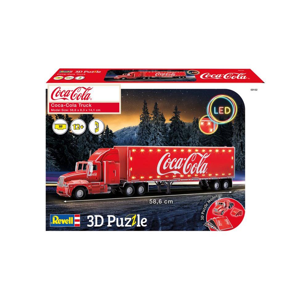 3D Puzzle Coca Cola Truck LED