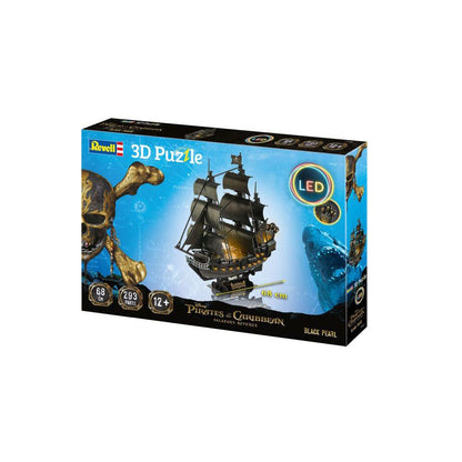 3D Puzzle Black Pearl LED