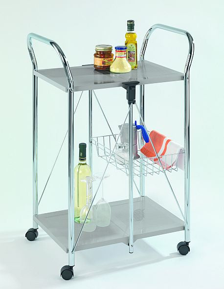 Wenko kitchen trolley Sunny silver