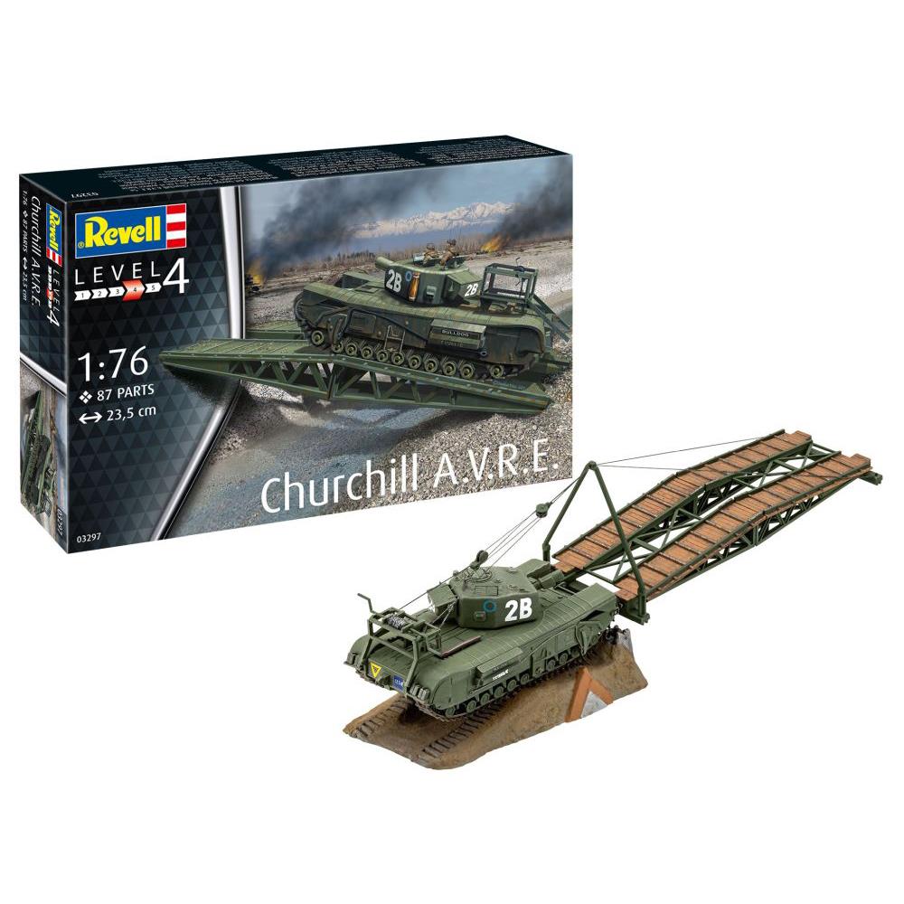 Militär Bausatz Churchill A.V.R.E., 1:76