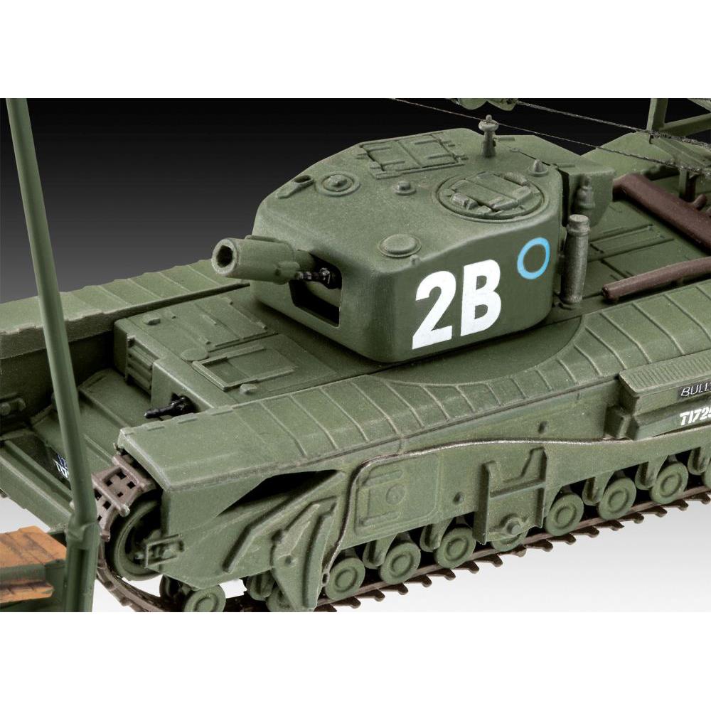 Militär Bausatz Churchill A.V.R.E., 1:76