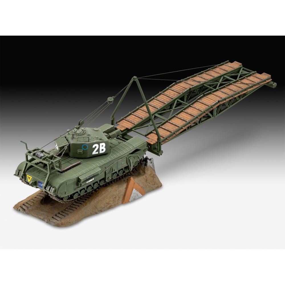 Militär Bausatz Churchill A.V.R.E., 1:76