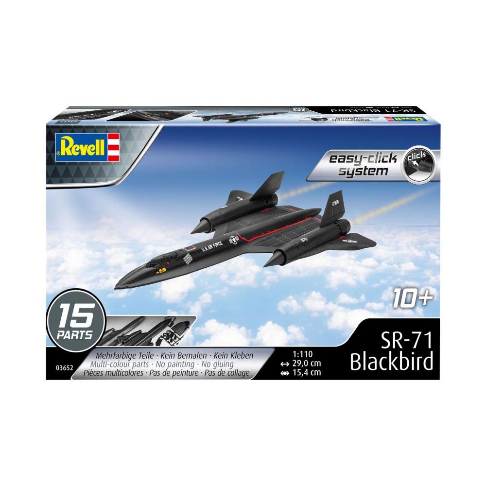 Militär Bausatz SR-71 Blackbird easy-click-system, 1:110