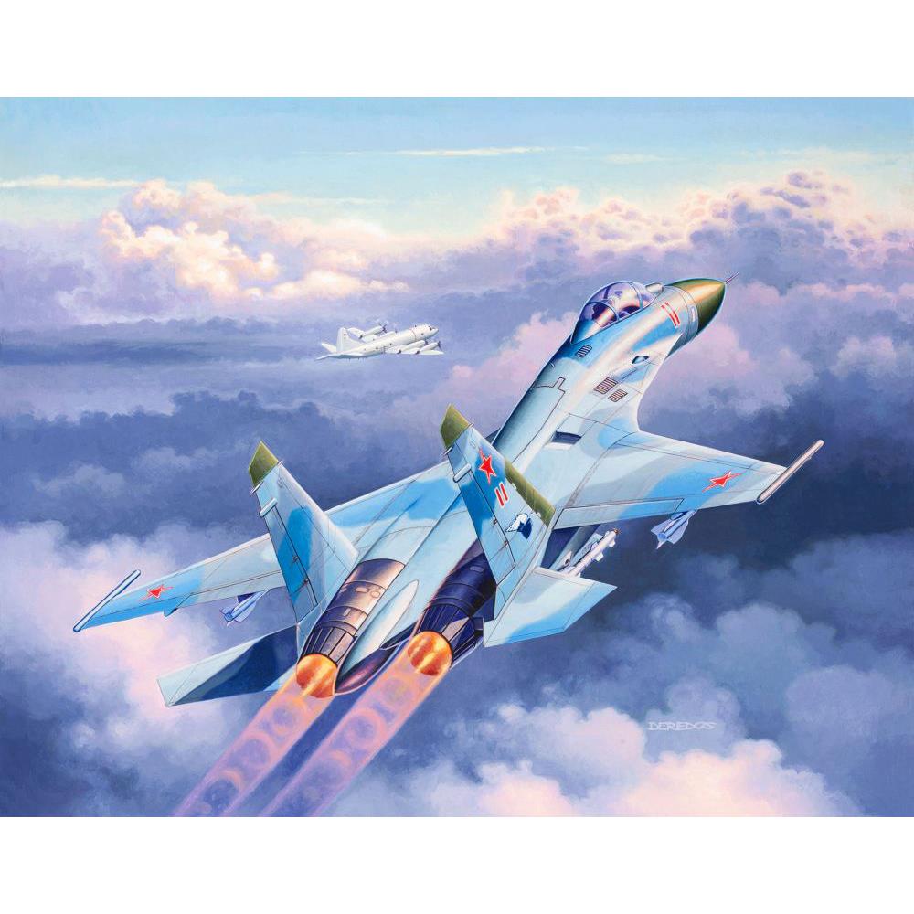 Militär Bausatz Su-27 Flanker, 1:144