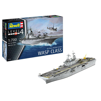 Militär Bausatz Assault Carrier USS WASP CLASS, 1:700