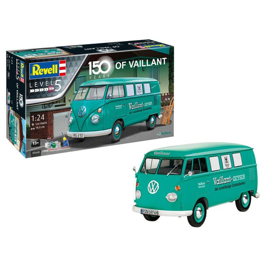 Modellauto Bausatz Volkswagen Gift Set 150 years of Vaillant (VW T1 Bus), 1:24