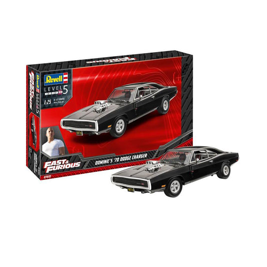 Modellauto Bausatz Fast Furious Dominics 1970 Dodge Charger, 1:25