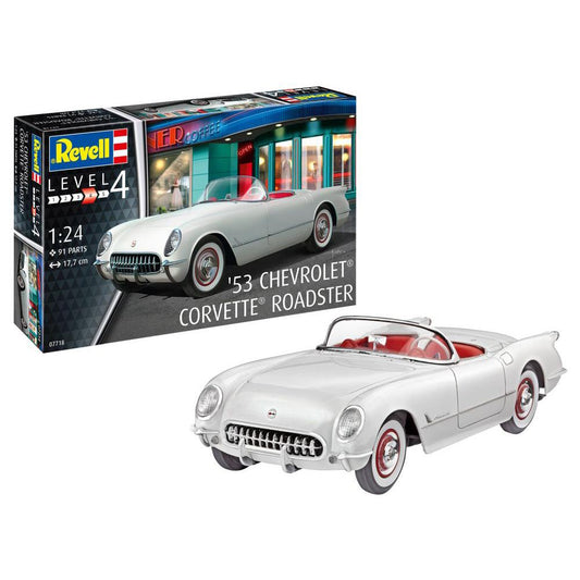 Modellauto Bausatz 1953 Corvette Roadster, 1:24