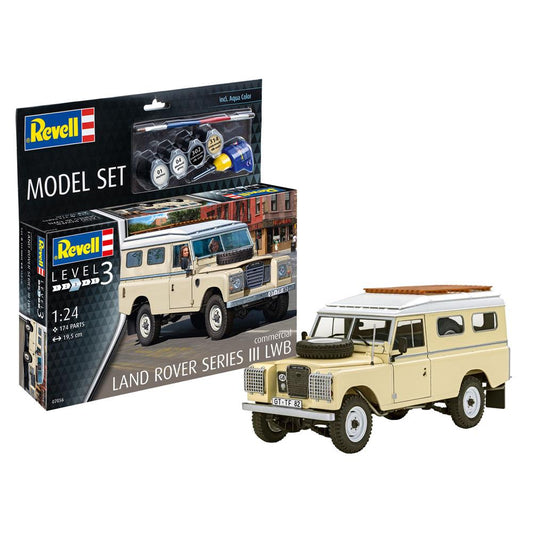 Modellauto Bausatz-Set Land Rover Series III LWB (commercial), 1:24