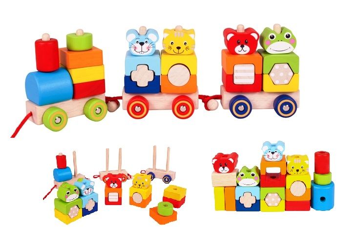 * Spielba Bau Zug, mit 4 Figuren