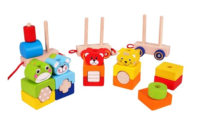 * Spielba Bau Zug, mit 4 Figuren