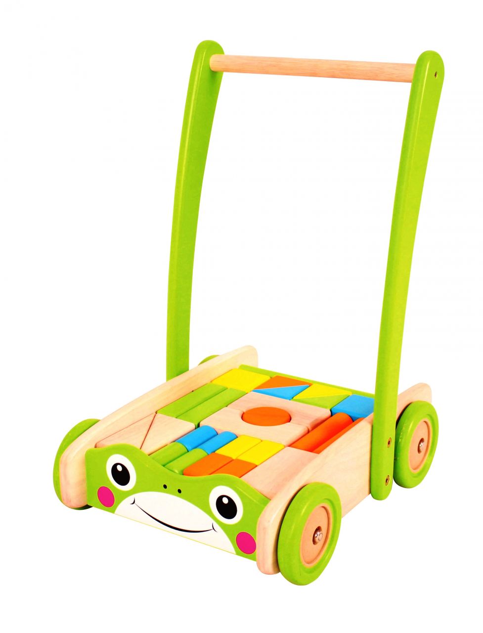 Spielba Baby Walker Frosch mit Bauklötze
