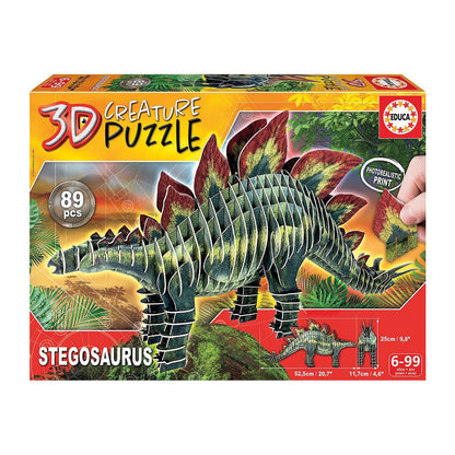 Educa 3D Stegosaurus 89 pieces puzzle