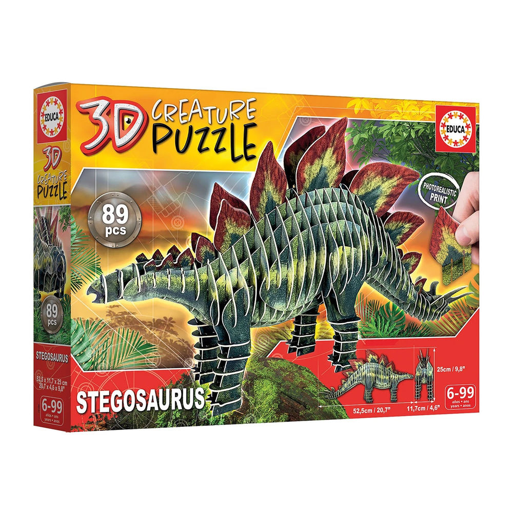 Educa 3D Stegosaurus 89 pieces puzzle