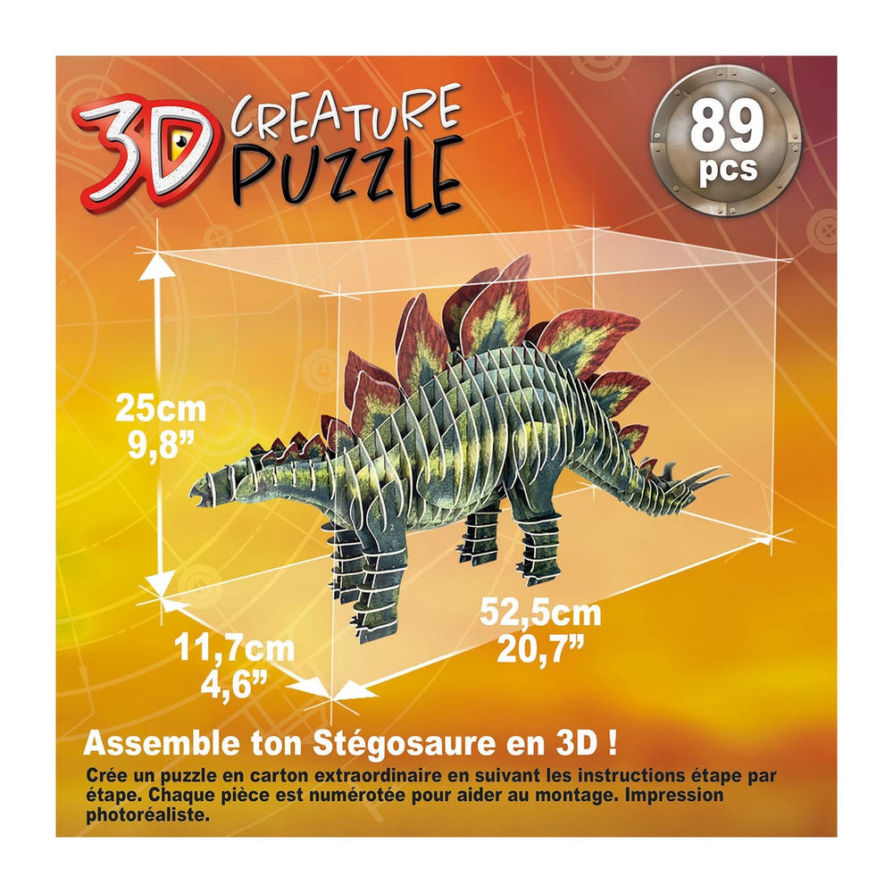 Educa 3D Stegosaurus 89 pieces puzzle