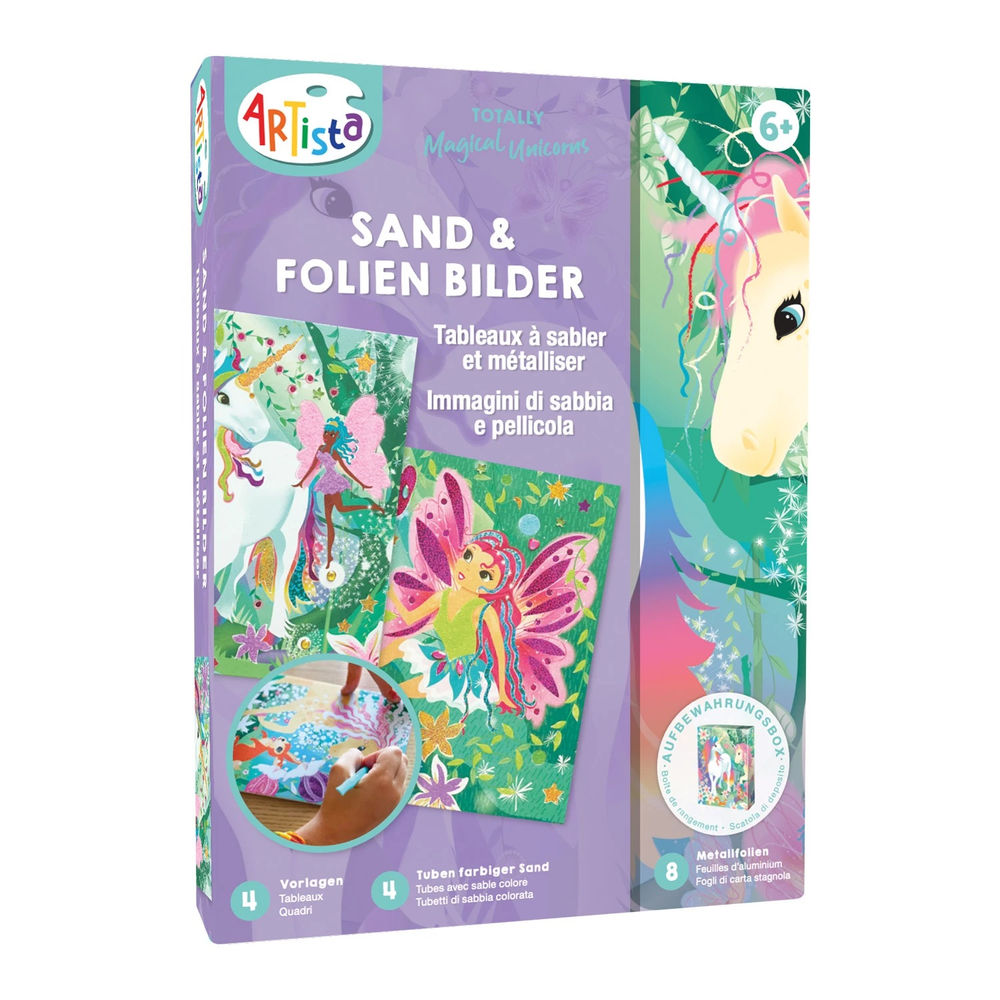 Artista Glitzer & Folien Bilder Einhorn