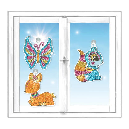 Artista glitter window stickers