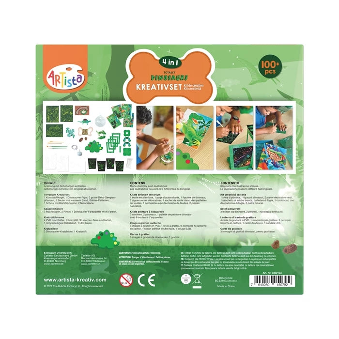 Artista Creative Set Dinosaur 4in1