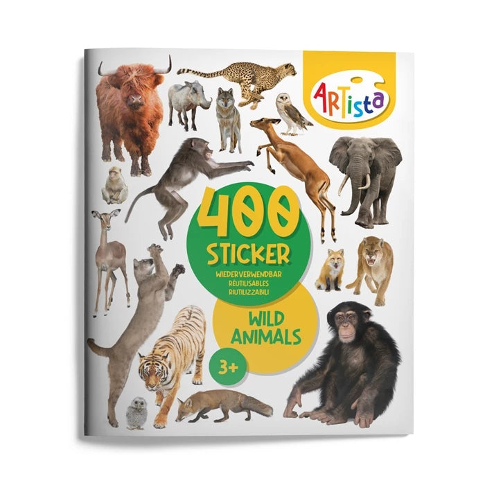 Artista Stickerbuch Wildtiere