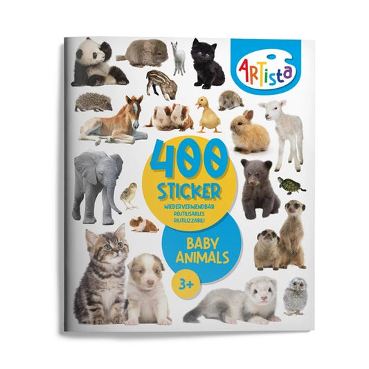 Artista sticker book baby animals