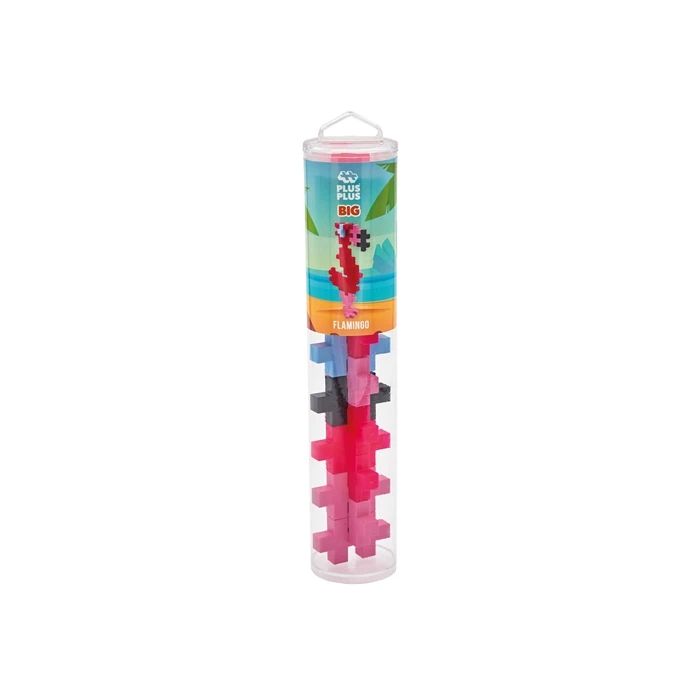 Plus-plus 15 Creative Building Blocks BIG Flamingo