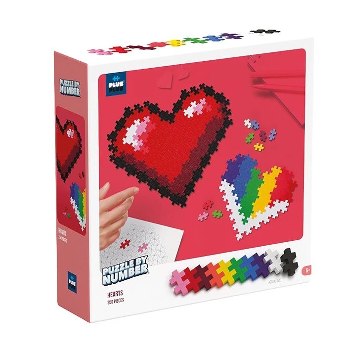 Plus-plus 250 Kreativ Bausteine Puzzle Herz