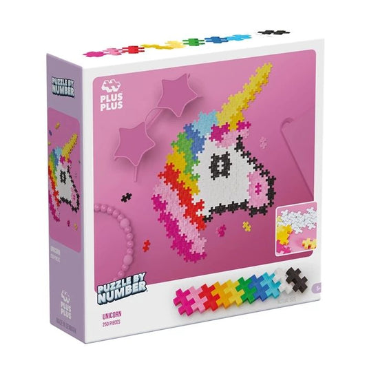 Plus Plus 250 Creative Building Blocks Puzzle Unicorn