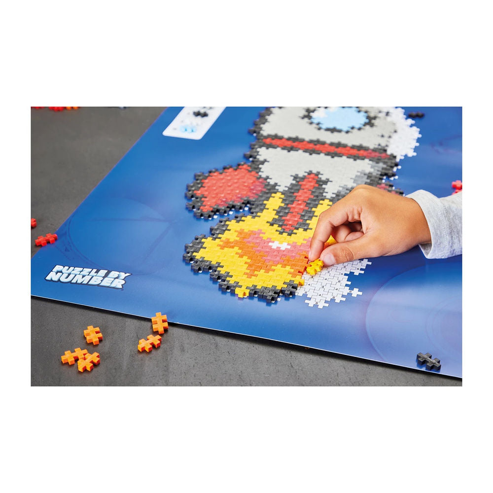 Plus Plus 500 Kreativ Bausteine Puzzle Rakete