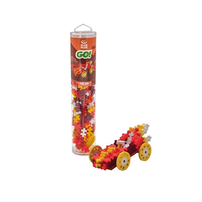 Plus-plus 200 Creative Building Blocks GO! Car Fire