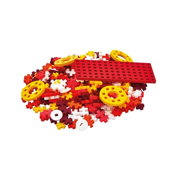 Plus-plus 200 Creative Building Blocks GO! Car Fire