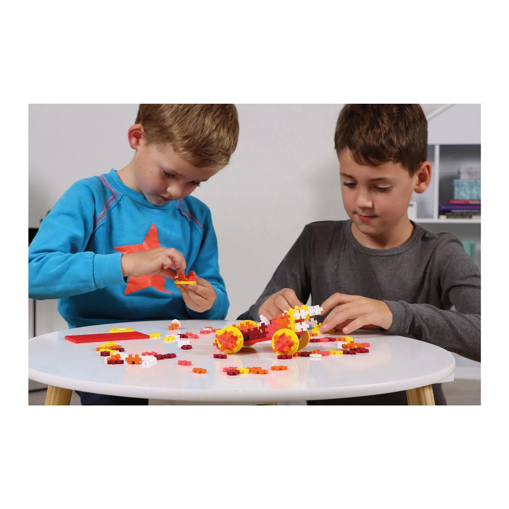 Plus-plus 200 Kreativ Bausteine GO! Auto Feuer