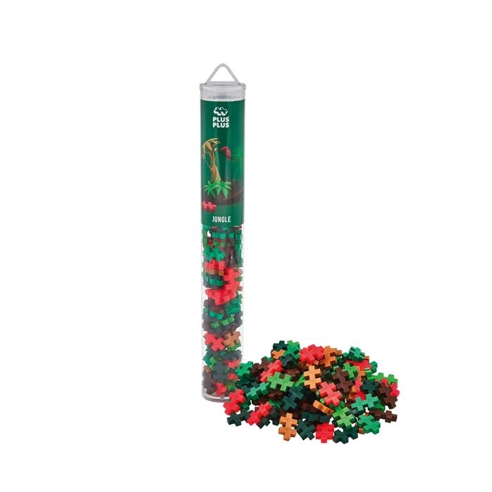 Plus-plus 100 Creative Building Blocks Jungle