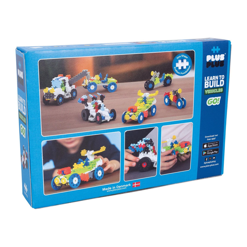 Plus-plus 500 Kreativ Bausteine GO! Fahrzeuge