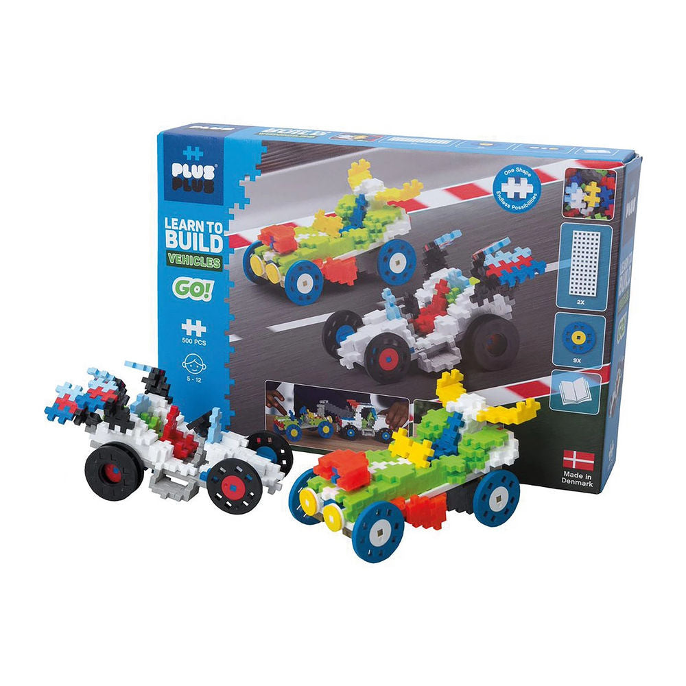 Plus-plus 500 Kreativ Bausteine GO! Fahrzeuge