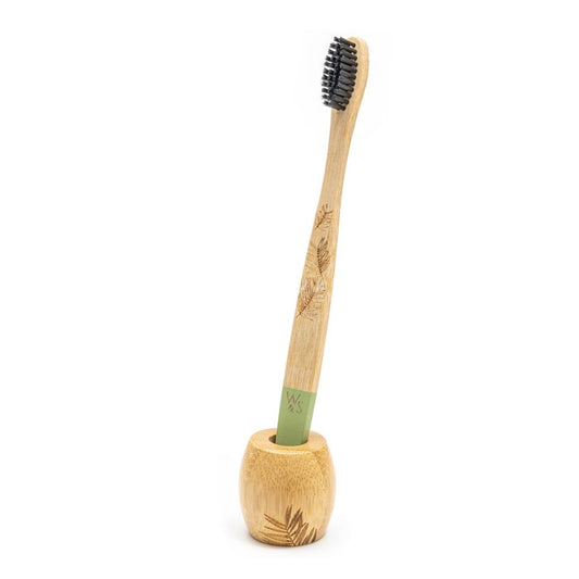 Support à brosse à dents en bambou Adulte