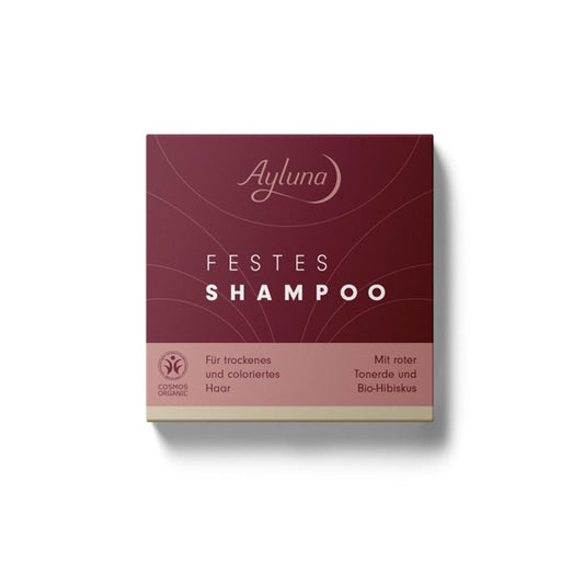 Ayluna Shampoing Solide pour Cheveux Secs, 60 g