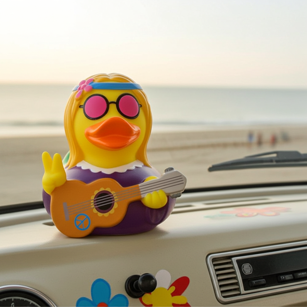 LiLaLu Badeente Hippie Frau