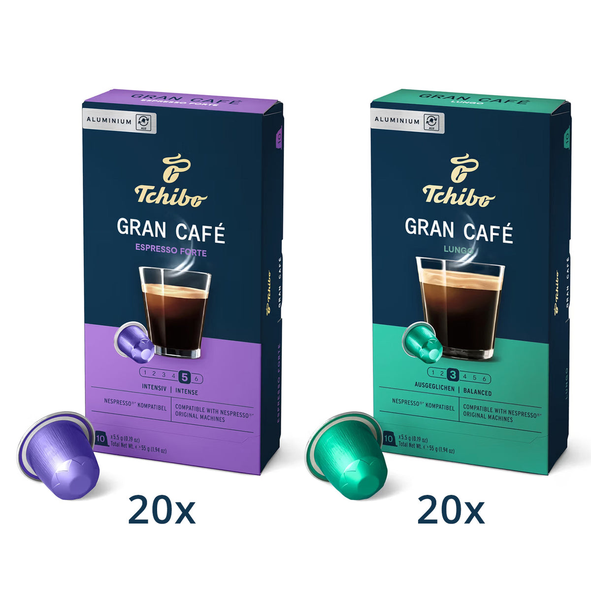 Gran Café Set Espresso Forte & Lungo