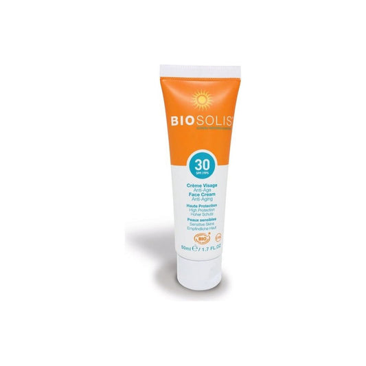 Biosolis sun cream face SPF30 antiage, 50 ml