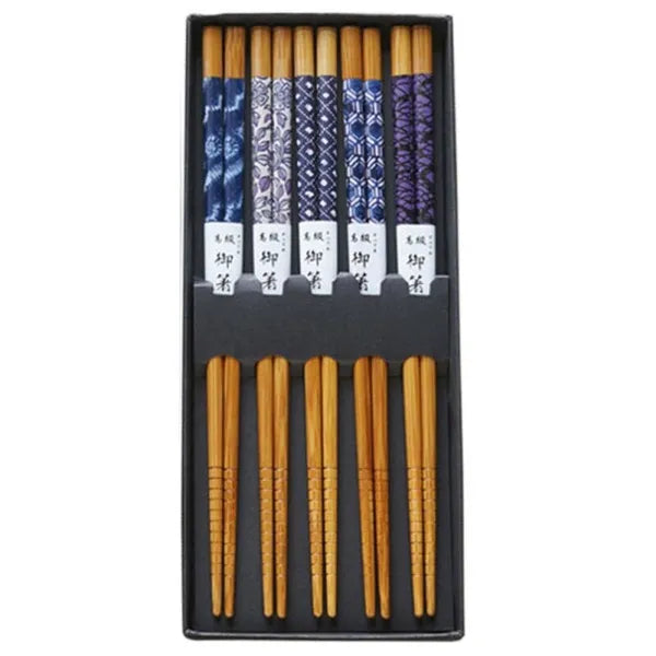 Fischer² chopsticks in a pack of 5