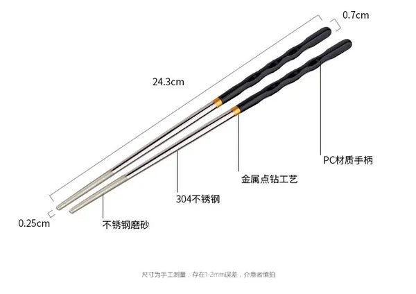 Fischer² chopsticks in a pack of 5