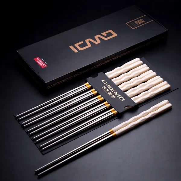 Fischer² chopsticks in a pack of 5