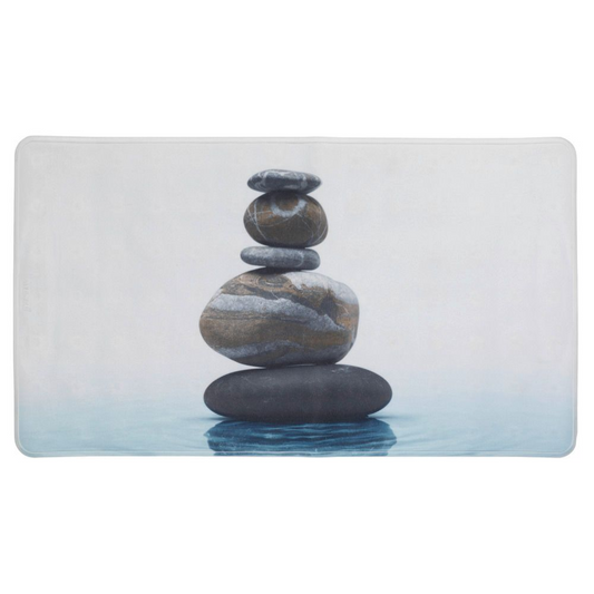 Wenko Bath Mat Meditation, 70x40 cm plastic