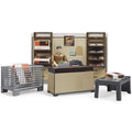 Bruder bworld UPS Paketshop mit Figur – Produktbild 1