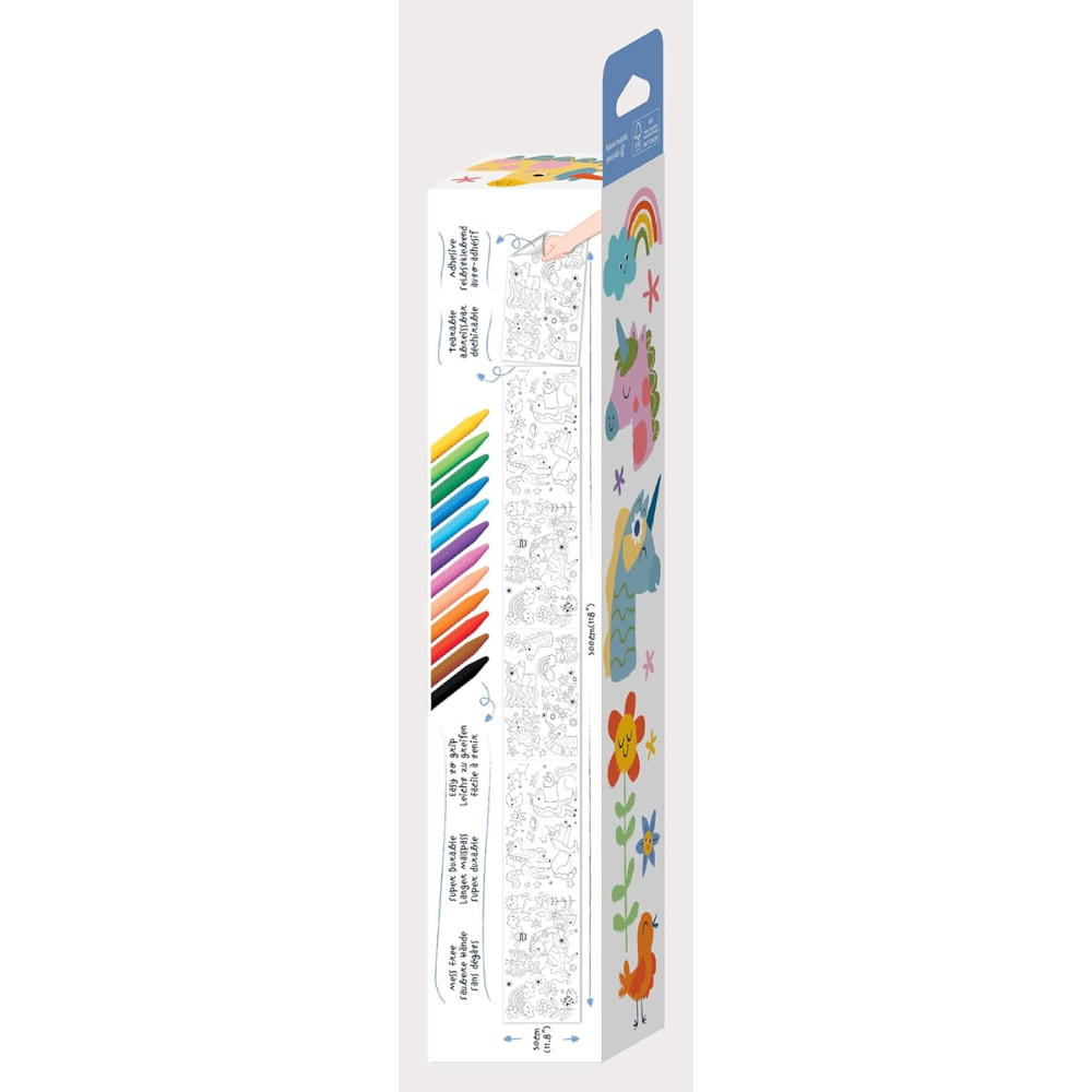 Hakuyoka Wax Crayon Set Unicorn