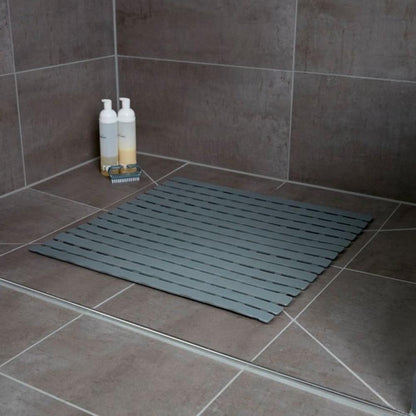 Wenko shower mat Arinos, grey